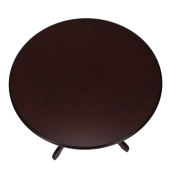 Masa rotunda MDF maro castaniu Tablos 106x106x75.8 cm 