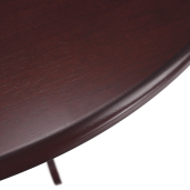 Masa rotunda MDF maro castaniu Tablos 106x106x75.8 cm 