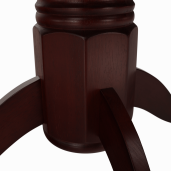 Masa rotunda MDF maro castaniu Tablos 106x106x75.8 cm 