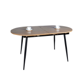 Masa dining extensibila stejar neagra Tameron 150-190x80x75 cm