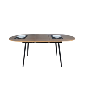 Masa dining extensibila stejar neagra Tameron 150-190x80x75 cm