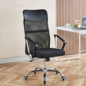 Scaun birou negru 61x62x106-116 cm