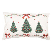 Perna decorativa Craciun textil multicolor BF 30x50x4 cm
