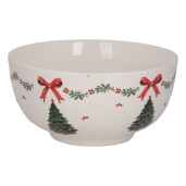 Bol Craciun Bradut portelan multicolor LF Ø 14x7 cm / 500 ml