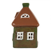 Candela Craciun Casuta ceramica multicolora 12x9x14 cm