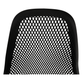 Scaun negru Tegra 37x53x86 cm