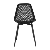 Scaun negru Tegra 37x53x86 cm