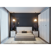 Noptiera DTD pin canyon/stejar sonoma trufel Teina 48x43,5x46 cm