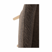 Scaun tapiterie textil maro picioare fag Teza 53x54x83.5 cm