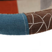 Scaun tapiterie textil mozaic picioare fag Tobo 44.5x51x83 cm