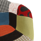 Fotoliu patchwork fag Tobo 63x60x83 cm