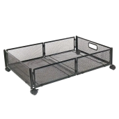 Cutie depozitare roti metal negru Tomko 60x40x16 cm