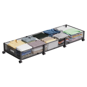 Cutie depozitare roti metal negru Tomko 120x40x16 cm