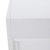 Raft, organizator DTD plastic alb Trinis 120,5x30x90 cm