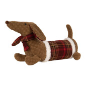 Figurina Catelus textil multicolor 42x20x21 cm