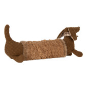 Figurina Catelus textil maro 58x20x21 cm