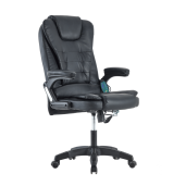 Scaun birou cu functie de masaj negru Tyler 65x71x120 cm
