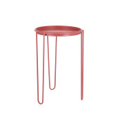 Suport ghiveci flori otel rosu Madelyn 33.5x50 cm