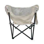 Scaun camping bej negru Urao 16x16x65 cm