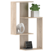 Polita suspendata stejar sonoma Valpa 65x22x100 cm
