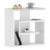 Masuta DTD alb Vandia 55x25x55 cm