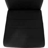 Scaun dining negru crom Vatena 42x56x99 cm 