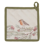 Set 2 servete termice Bird bumbac multicolor 20x20 cm