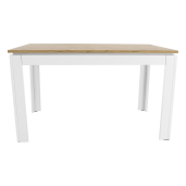Masa extensibila DTD alb stejar wotan Vilgo 184x86x77.8 cm