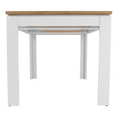 Masa extensibila DTD alb stejar wotan Vilgo 184x86x77.8 cm