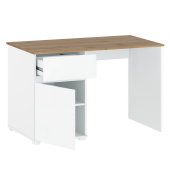Birou DTD alb lucios stejar wotan Vilgo 120x67x76 cm