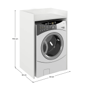 Dulap pentru masina de spalat DTD alb Vojto 64x50x97,5 cm