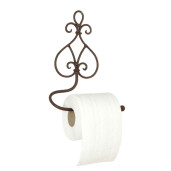 Suport fier forjat maro pentru hartie igienica Baroc 17x7x22 cm