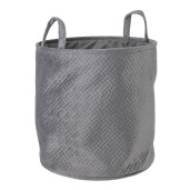 Cos depozitare textil gri Averill 38x38 cm
