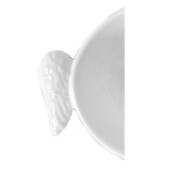 Set 2 boluri ceramica alba 26x14x5 cm