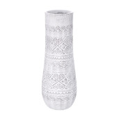 Vaza flori teracota gri  16 x 44 cm