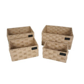 Set 4 cosuri depozitare 25 x 15 x 14, 30 x 20 x 16, 35 x 25 x 18, 40 x 30 x 20 cm