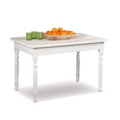 Masa lemn alb vintage 120 x 75 x 76 cm