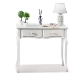 Consola lemn alb 90 x 40 x 79 cm