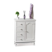 Comoda lemn alb 66 x 32 x 86 cm