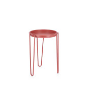 Suport ghiveci flori otel rosu Madelyn 28.5x40 cm