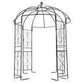 Pavilion gradina fier negru  210 x 260 cm