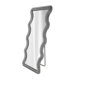 Oglinda pardoseala rama velur gri 73 x 178 cm