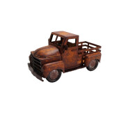 Macheta Camioneta retro metal maro vintage  38 x 18,5 x 20 cm