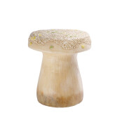 Masuta, suport ghiveci flori magnezie bej Ciupercuta 35 x 38 cm