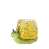 Masuta, suport ghiveci flori magnezie multicolora Melc  38 x 30 cm