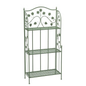 Raft pardoseala fier verde 60 x 27 x 127 cm