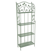 Raft pardoseala 4 polite fier verde 60 x 27 x165 cm