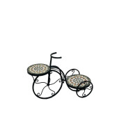 Suport ghivece flori tip Bicicleta fier ceramica 62,5 x 26,5 x 43 cm