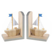 Set suporturi lemn carti Boat cm 11,5 x 8 x 15 H