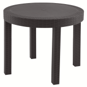 Masa de gradina, plastic maro, Zama 90x73 cm
